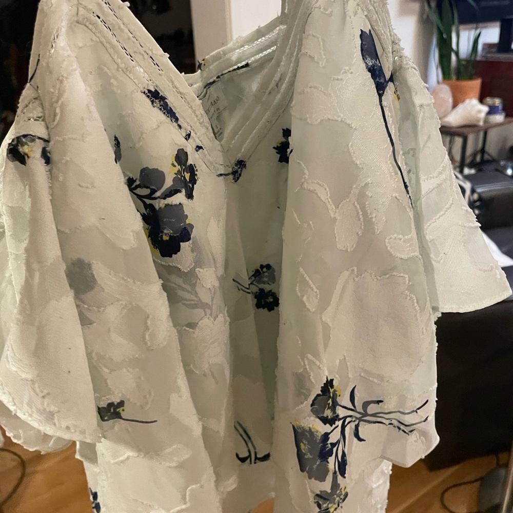 Floral Sheer Blouse